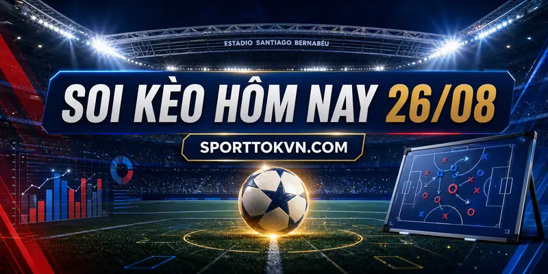 Soi kèo bóng đá hôm nay 26/08: phân tích Real Madrid gặp Real Sociedad